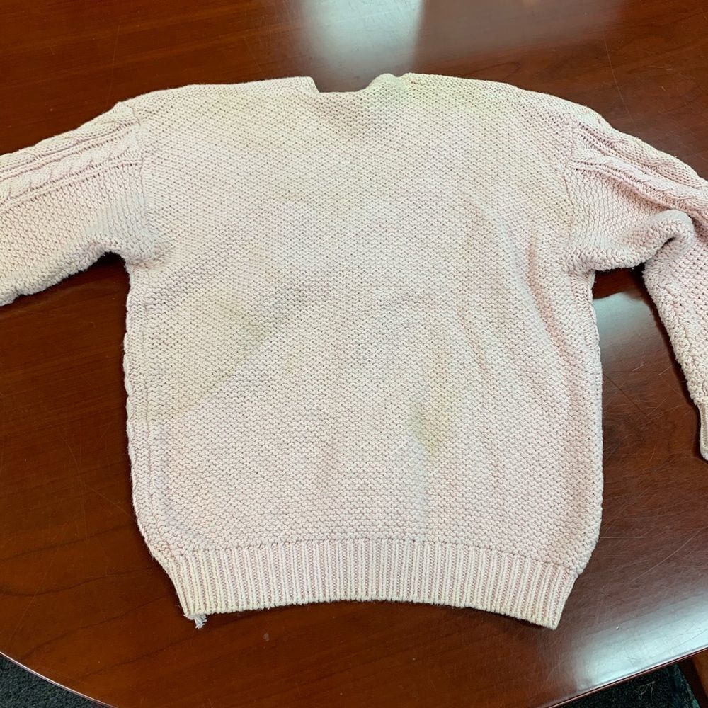 Vintage Best American Pink Chunky Pearl Button Cardigan sz M - Picture 4 of 4